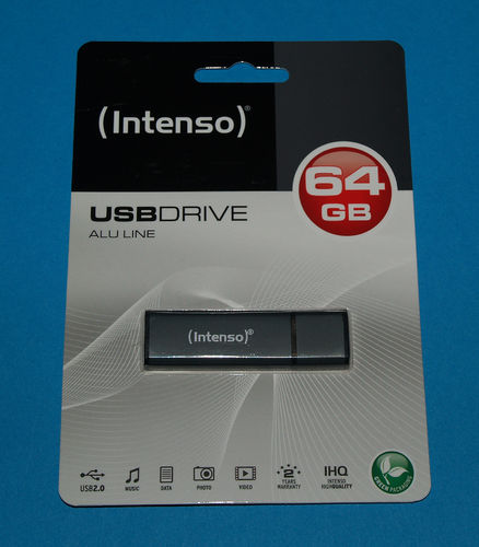 USB 2 - Stick 64 GB von Intenso mit Bootfähigem Knoppix V 7.6