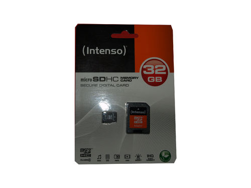 Micro SD Card -  32 GB von Intenso mit vorinstallierten Raspbian - LINUX